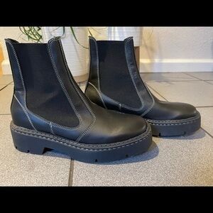 Anthropologie Platform Chelsea Boots NEW